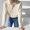 Men's Spring And Autumn Sweater Coat