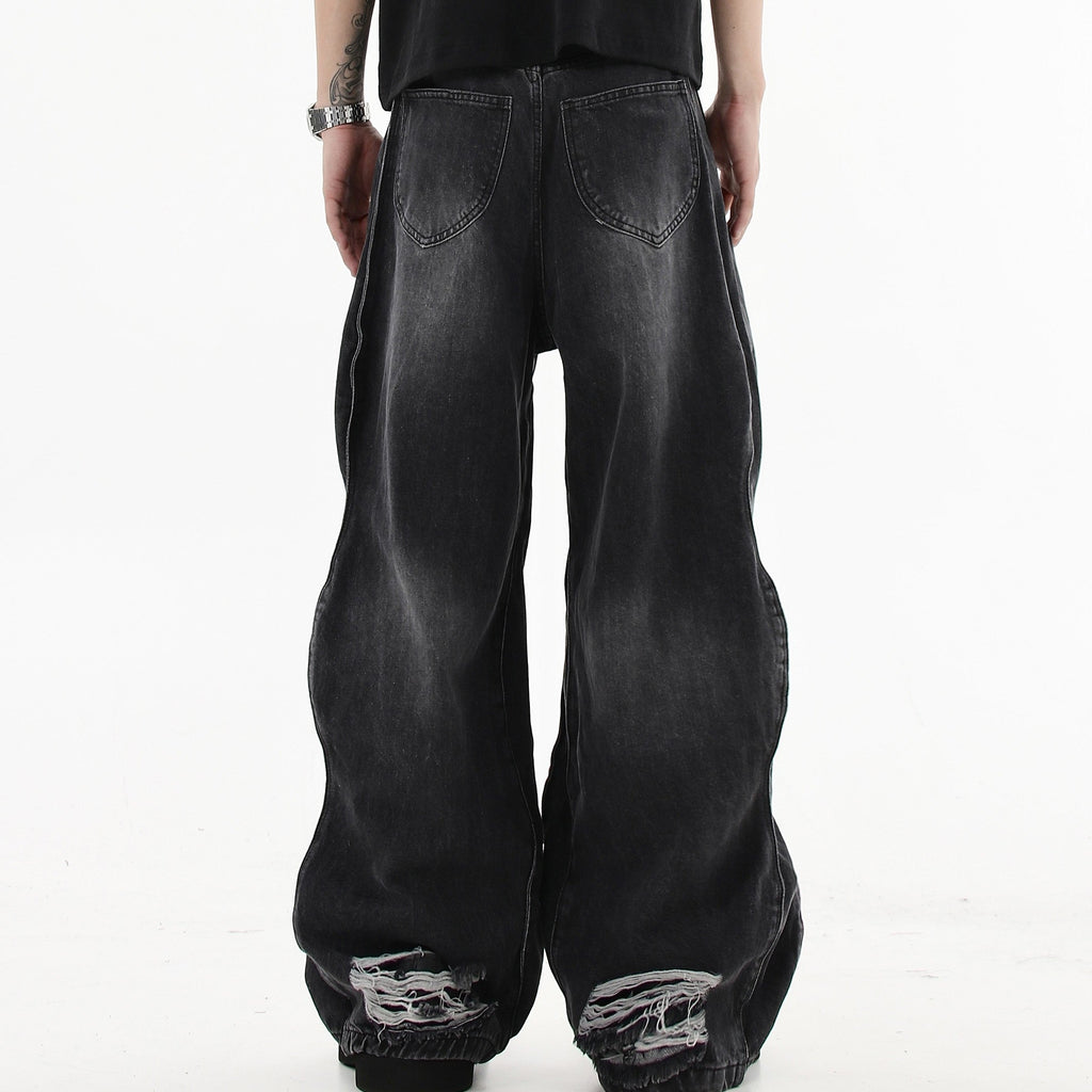 Men's Loose Mop Wide Leg Pants