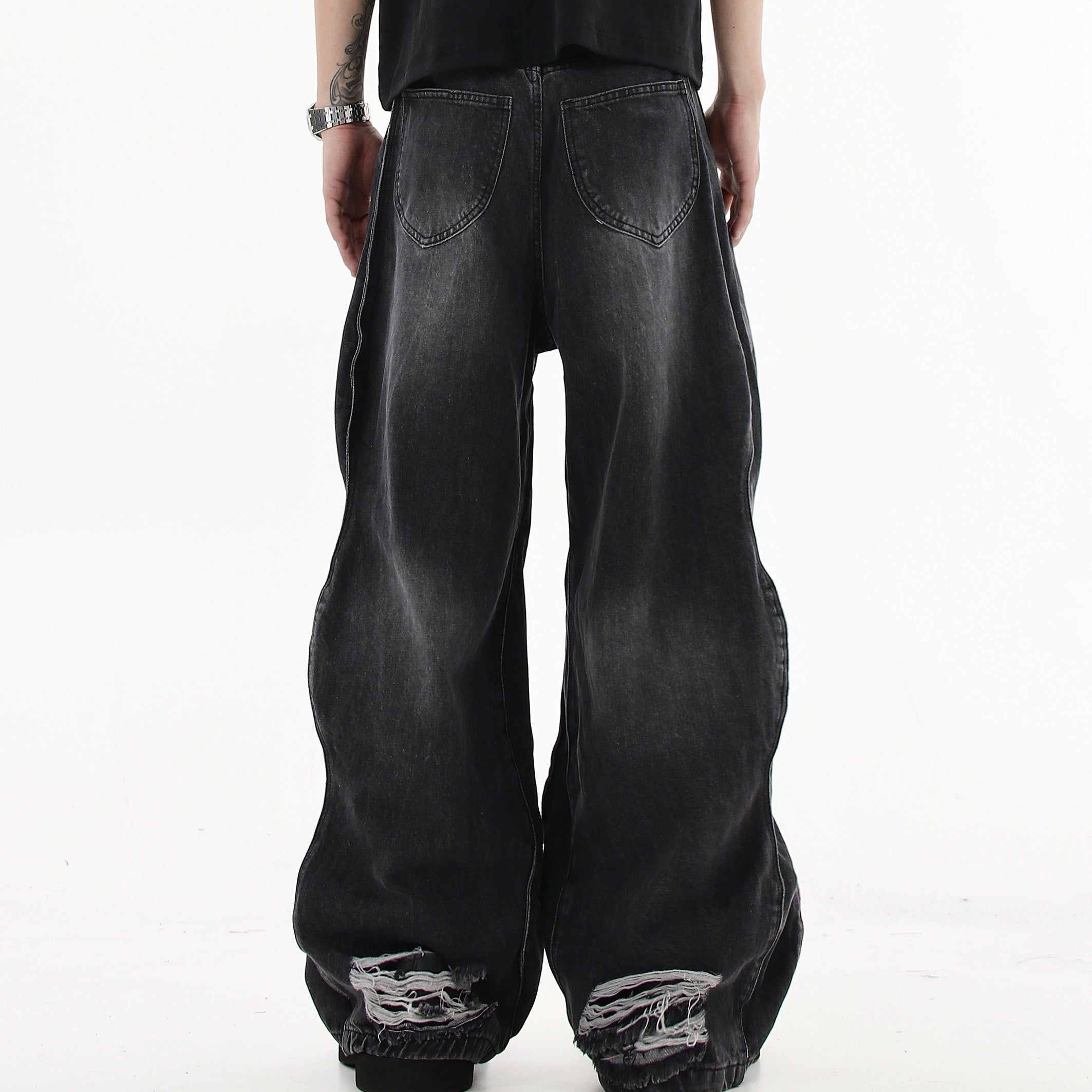 Men's Loose Mop Wide Leg Pants