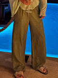 Men's Casual High Waist Wide Leg Pants
