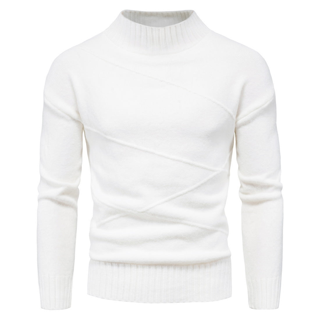 Autumn And Winter New Solid Color Pullover Men's Sweater