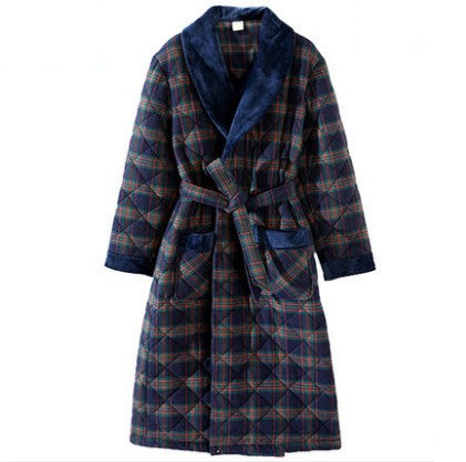 Plush Mid-length Female Bathrobe Home Service