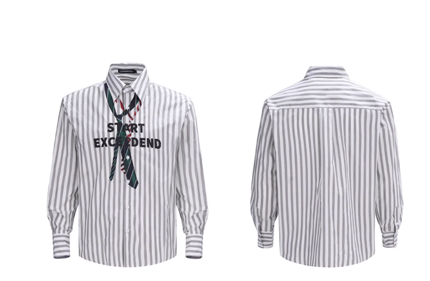 Autumn Boys Loose Padded Shoulder Shirt