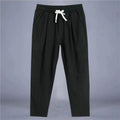 Cotton And Linen Thin Loose Plus Size Sports Straight Pants