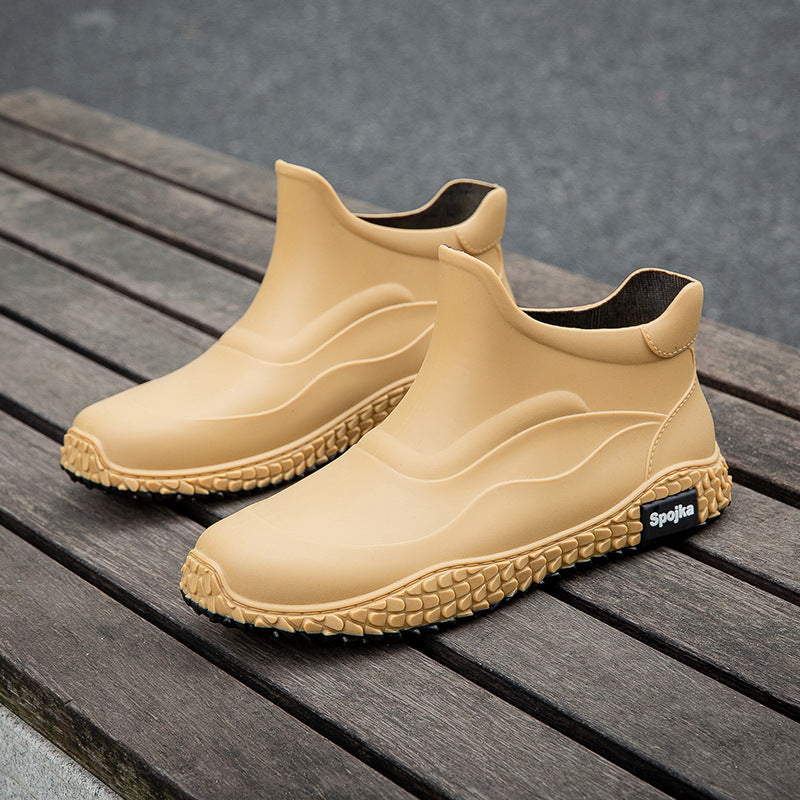 Fashion Korean Style Internet Celebrity Leisure Slip On Rubber Shoes