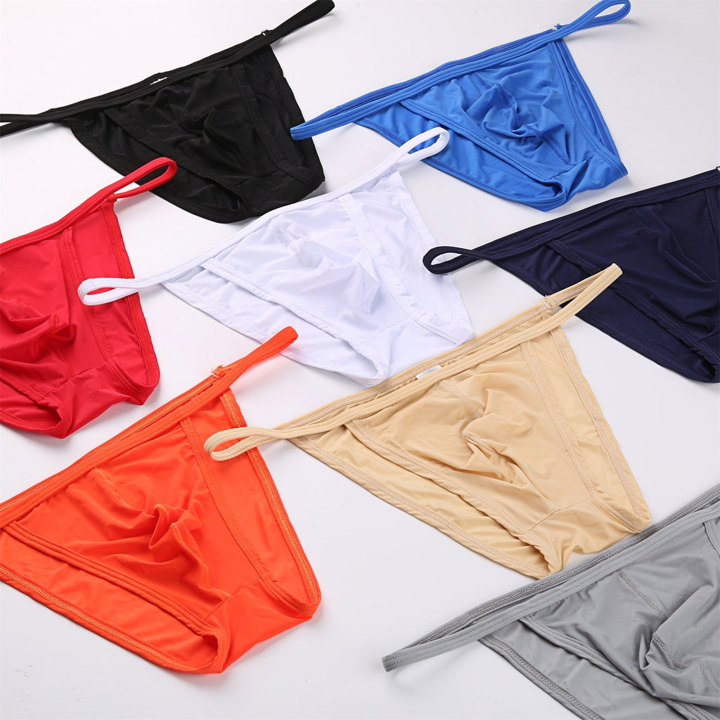 Sexy Men's Hip-exposed Low Waist Panties U Convex