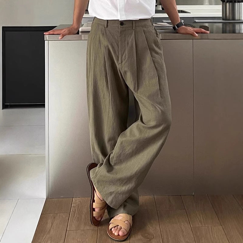 High-end Casual Men's Summer Loose-fit Pants