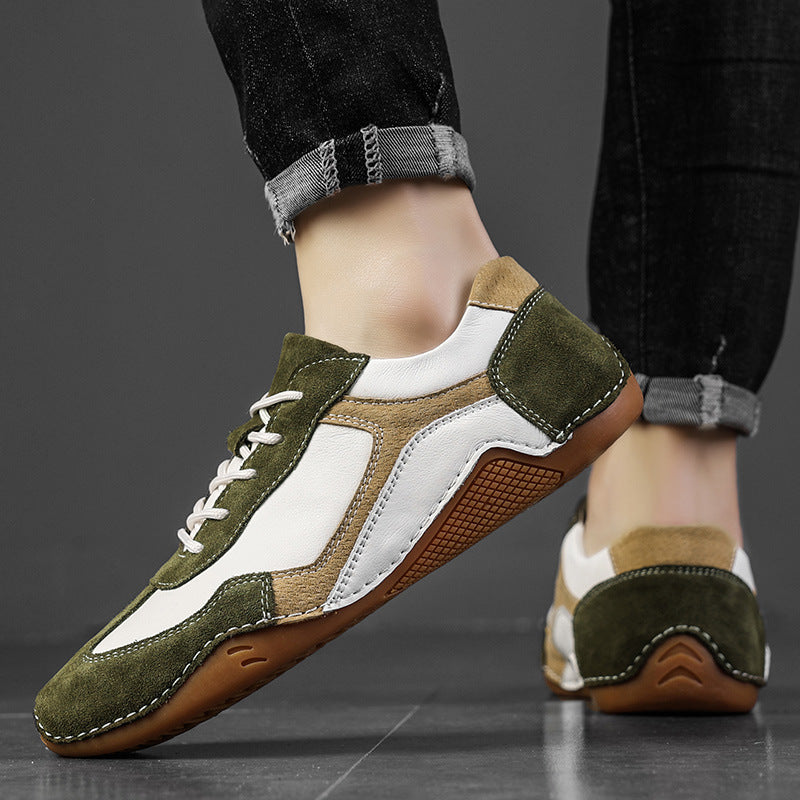 Casual Versatile Octopus Gommino Lace-up Hot Fashion Fashionmonger Men's Shoes