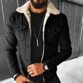 Leisure Punk Motorcycle Plus Cotton Lamb jacket