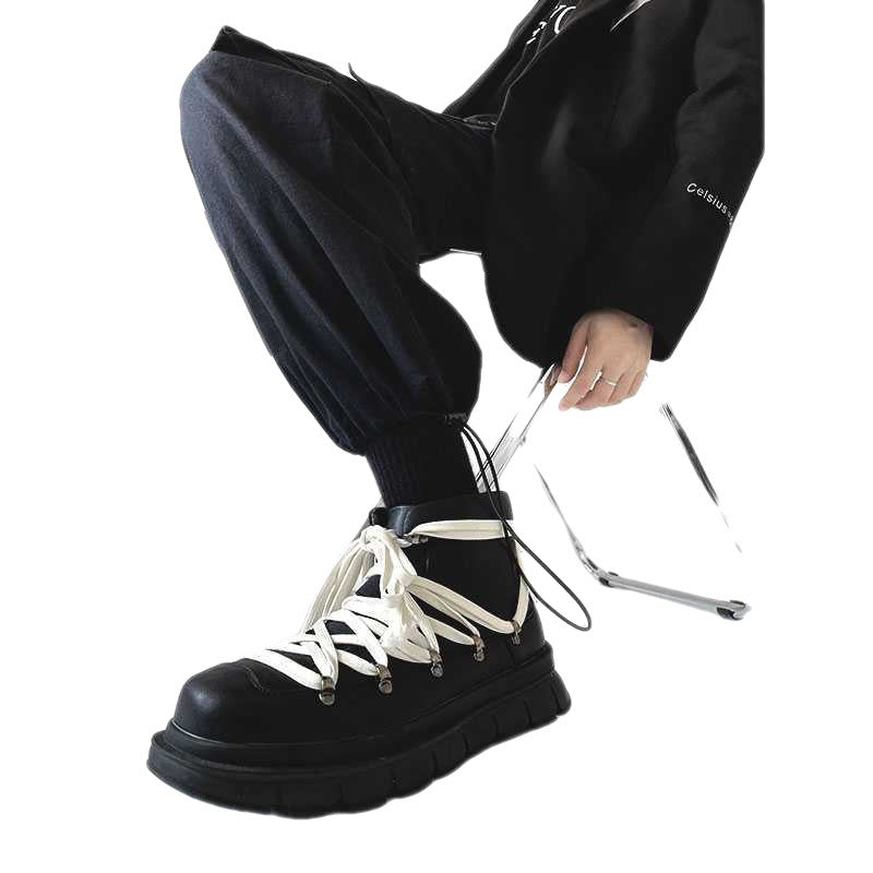 Couple High Top Sneakers Men's Retro Martin Boots