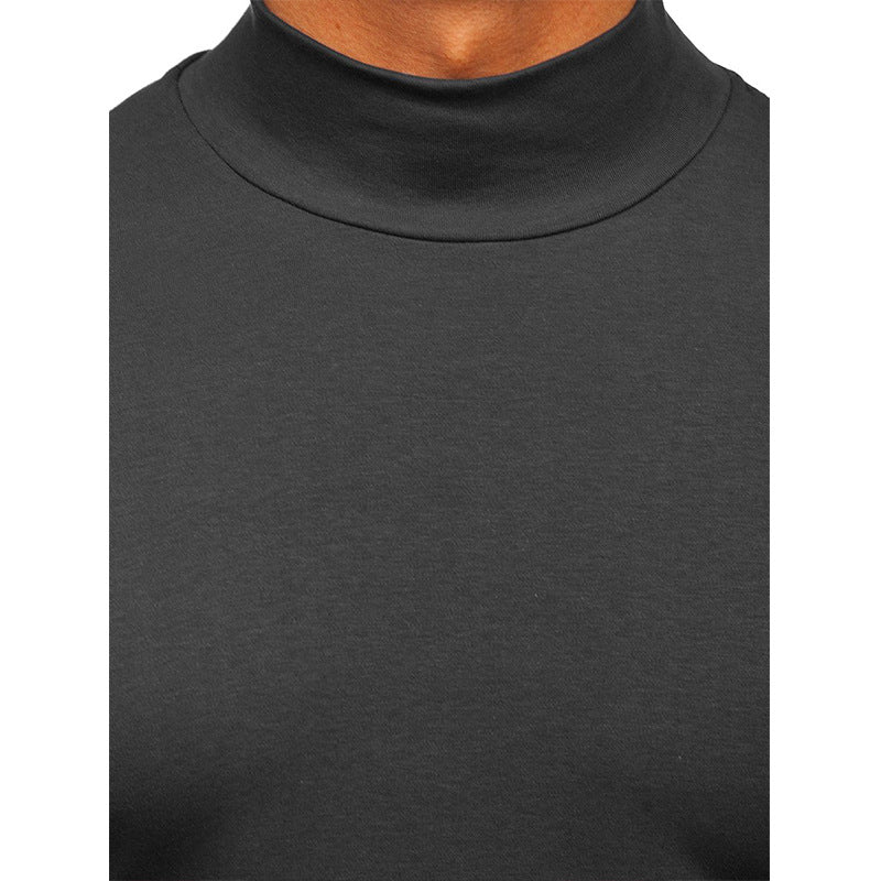 Men's AutumnWinter Thickened Warm High-Neck Long-Sleeve