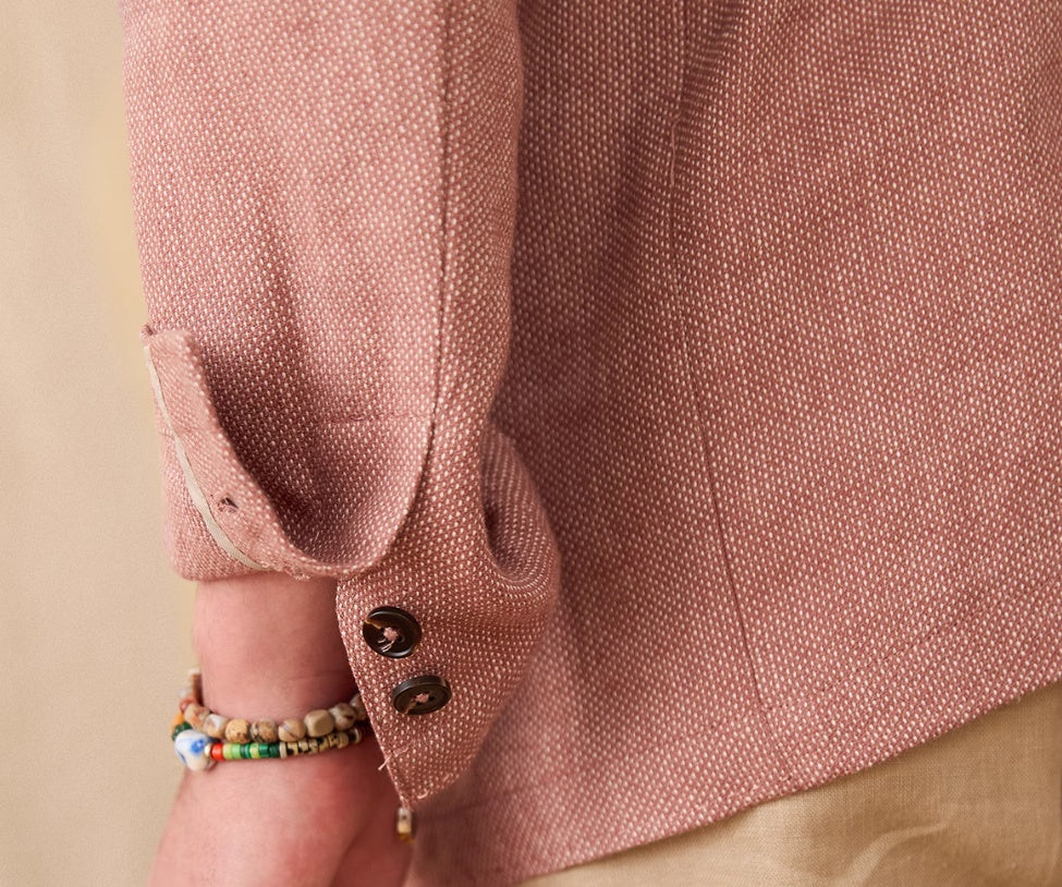 Lightweight And Unstructured Leisure Cotton Linen Coat