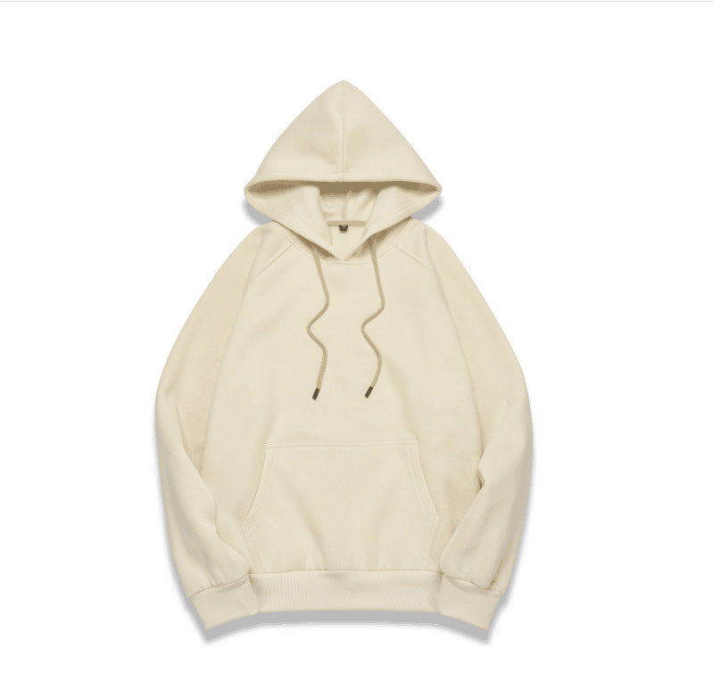Loose Cool Blank Fleece hoodie Men's