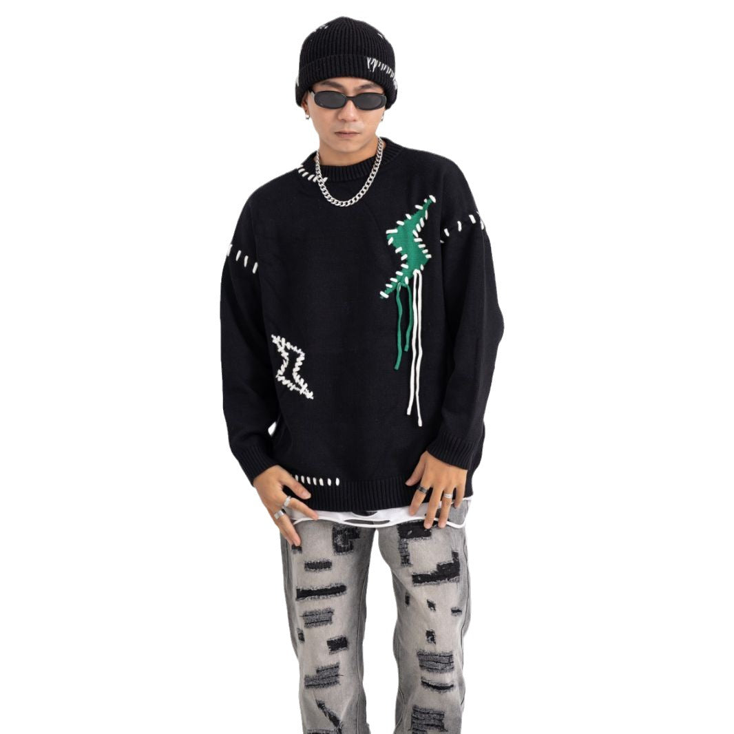 Men's And Women's Casual Round Neck Sweater