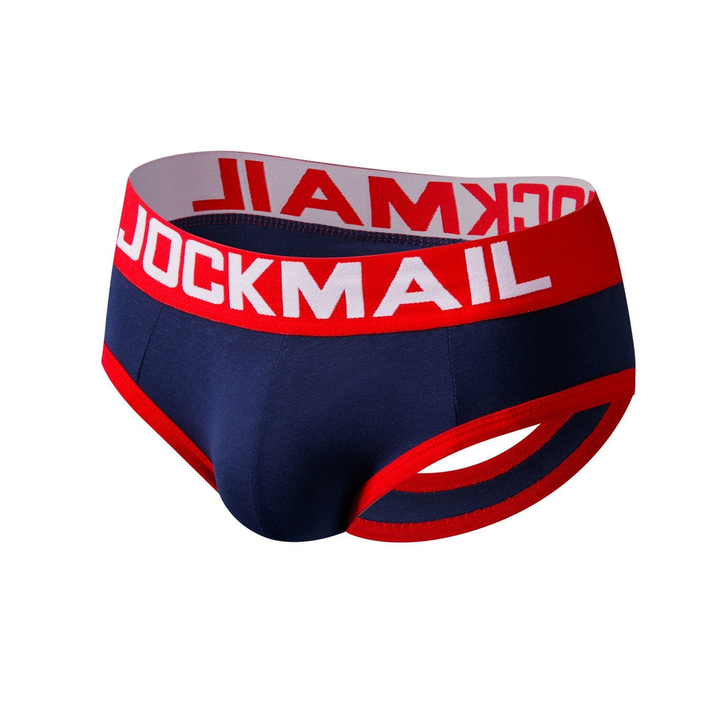 Men's Triangle Underwear Sexy Pure Cotton Hip-exposed