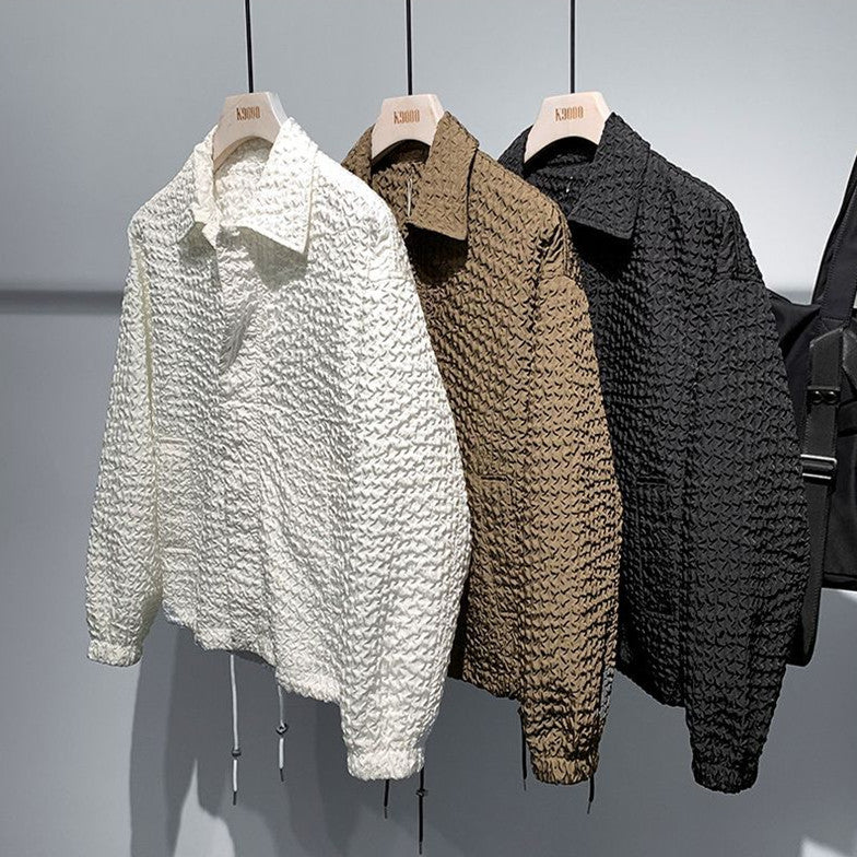 Polo Collar Loose New Long-sleeved shirt jacket