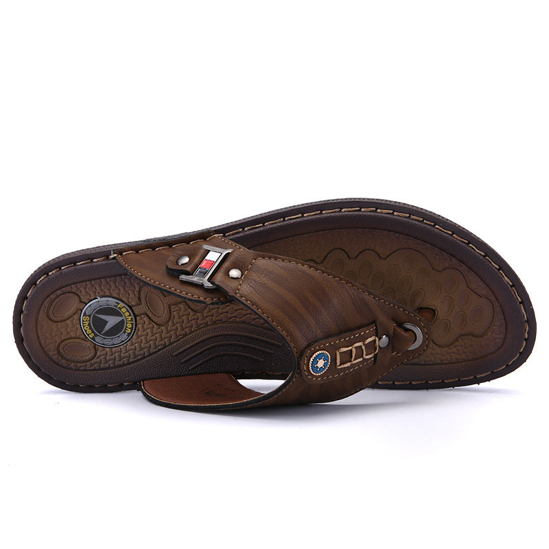 Non-slip sandals on the beach