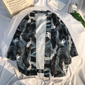 Printed Japanese Style Kimono cardigan jacket