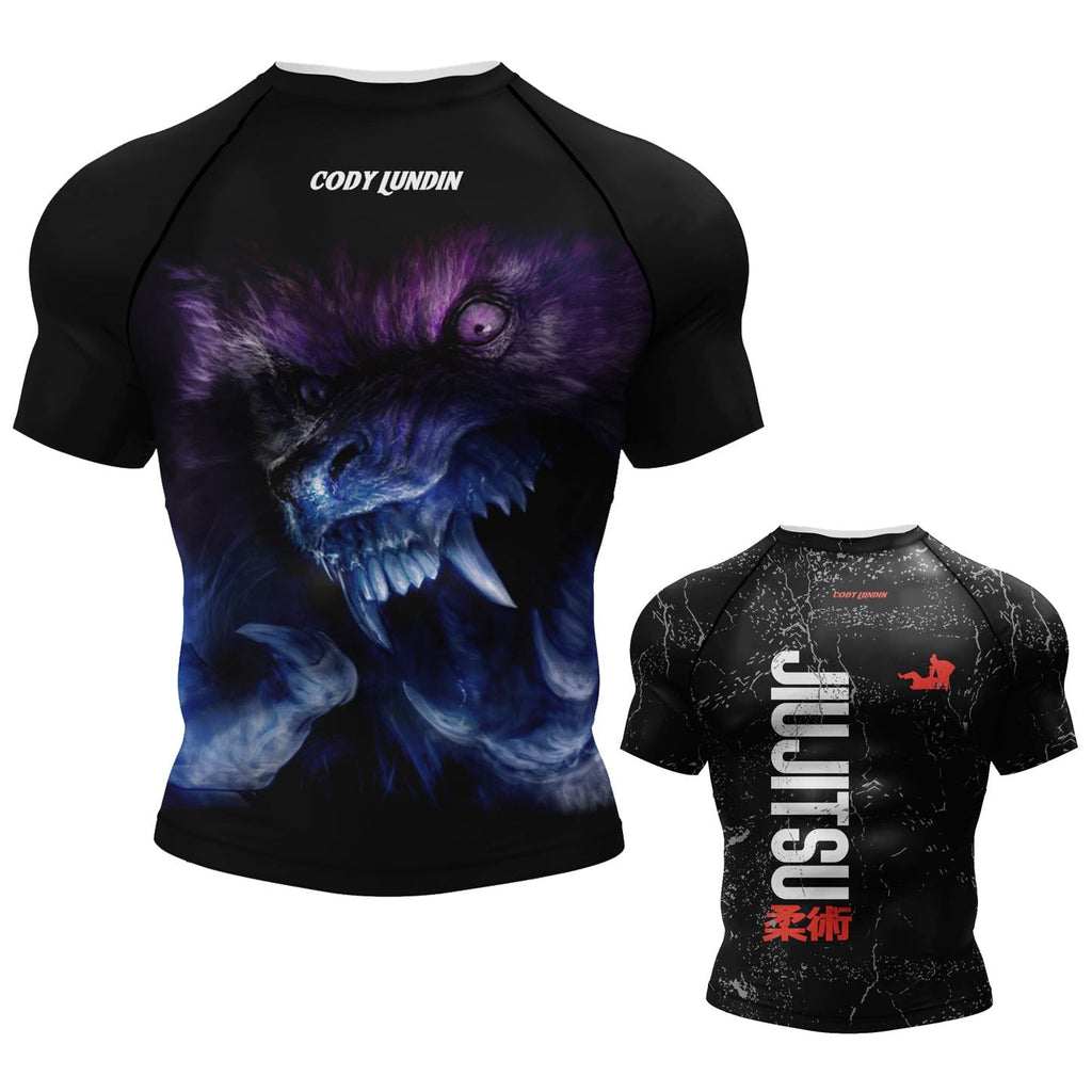 3D Digital Printing Short Sleeve Men's Sweat-wicking Breathable