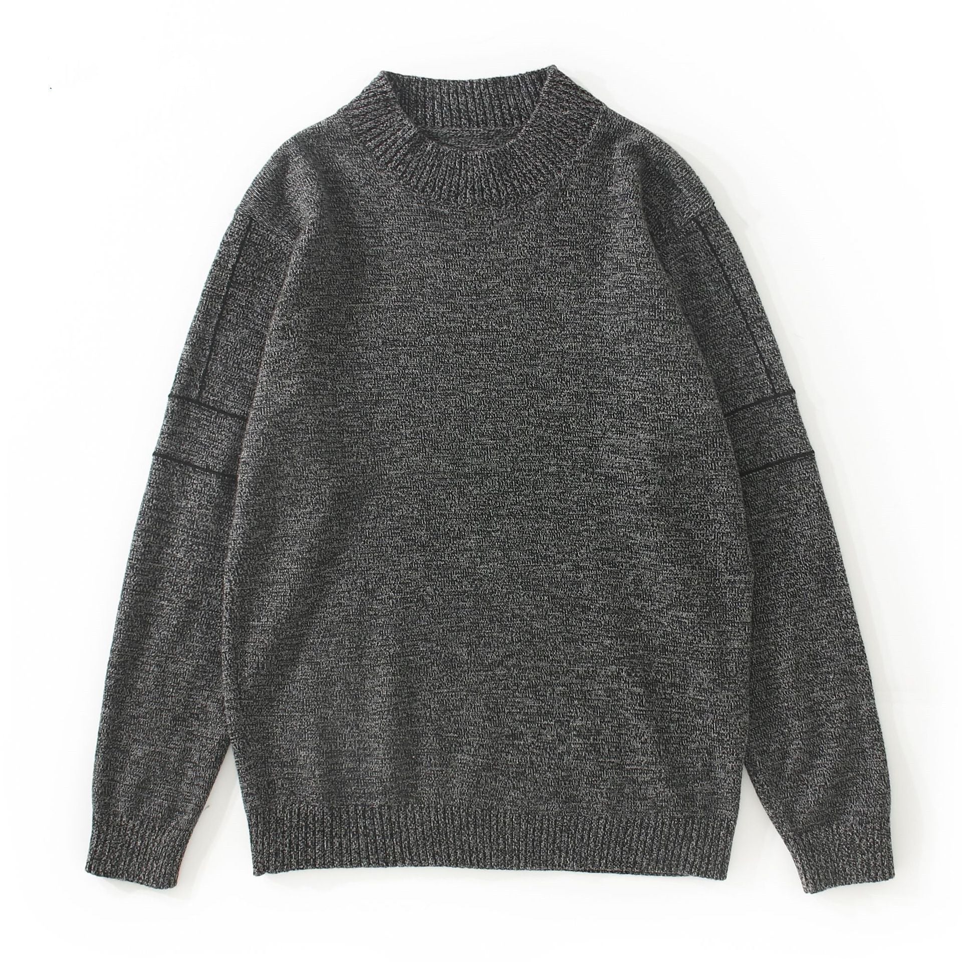Autumn And Winter Slim-fitting Threaded Cuffs All-match Blouse Men