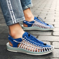 Fashionable Men's Woven Roman Sandals