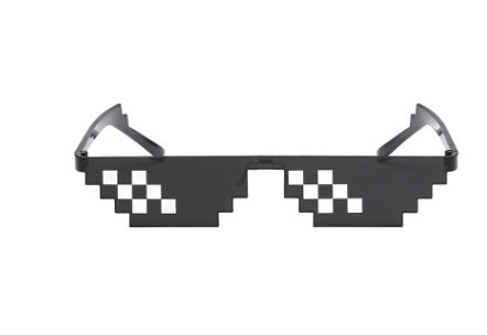 Sunglasses coded pixel sunglasses mosaic square glasses to force the second element b artifact