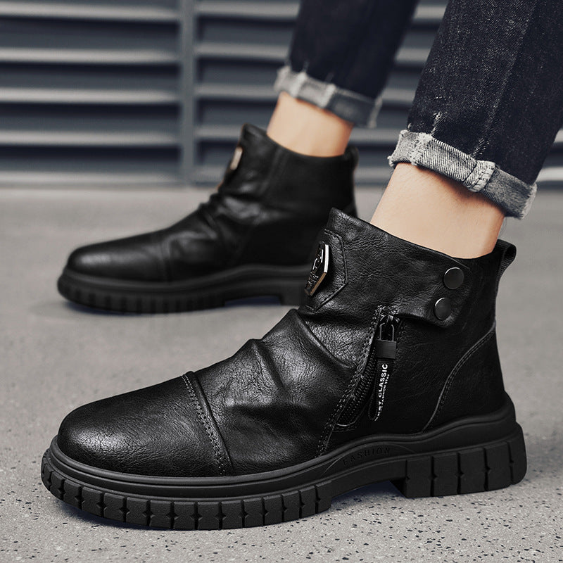 Men's High-top Martin Boots British Trend Tooling