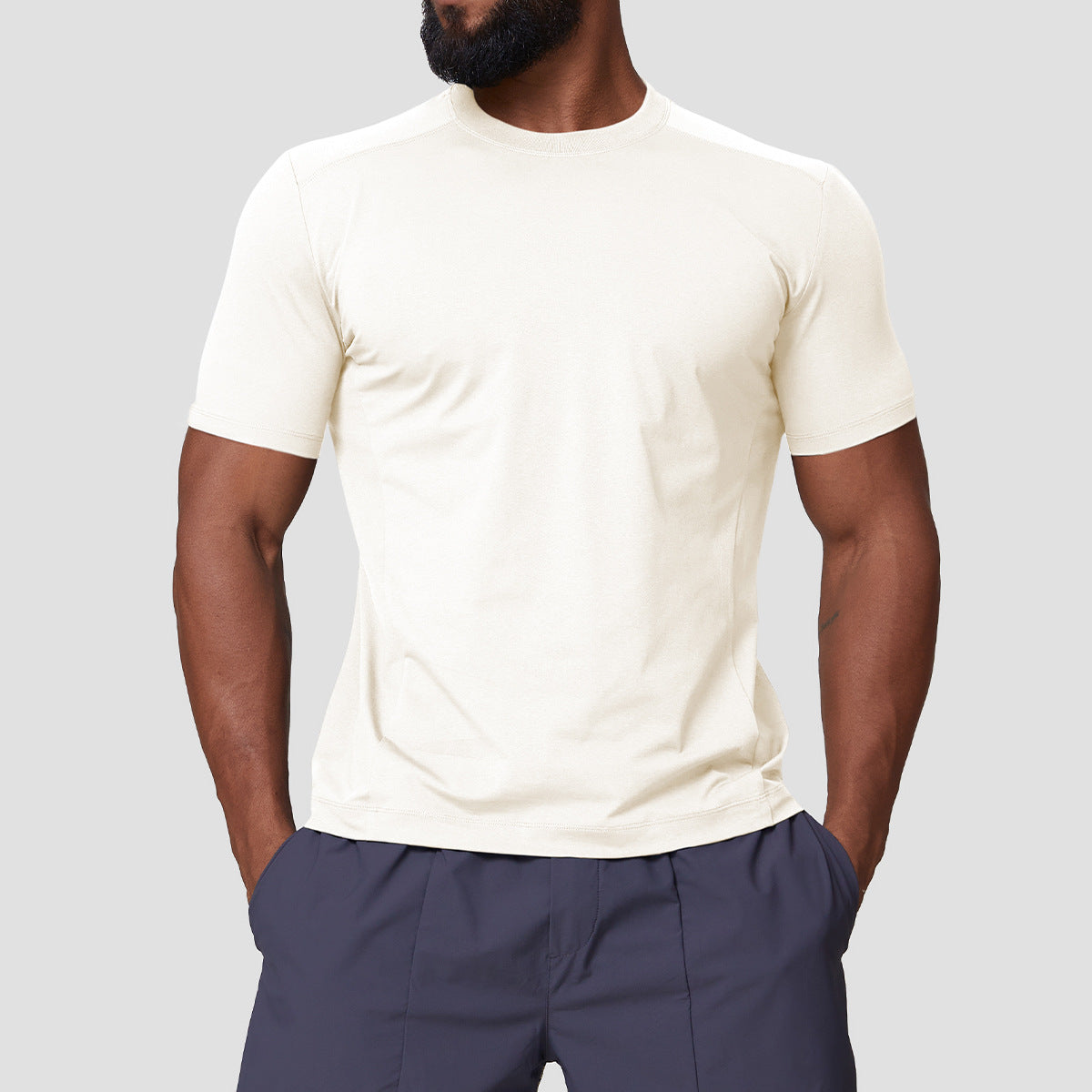 Men Sun-proof 7A Antibacterial Cool Quick-drying Top
