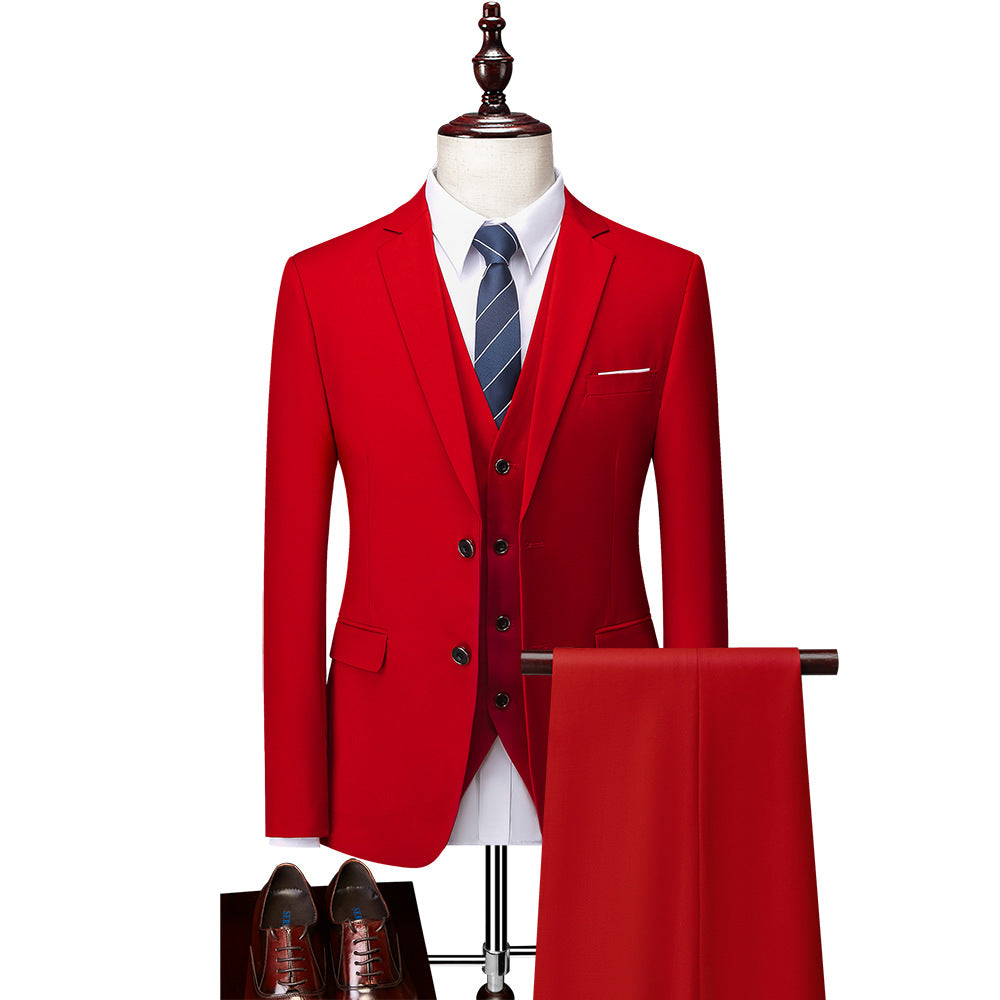 Suit Men's Bridegroom Business Casual Suit Vest
