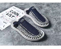 Fashion Simple Men's Woven Sandals And Slippers