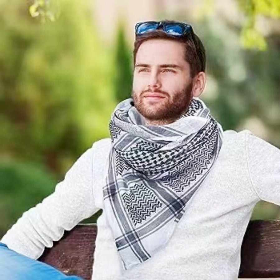 Men's Middle East Saudi Print Headscarf