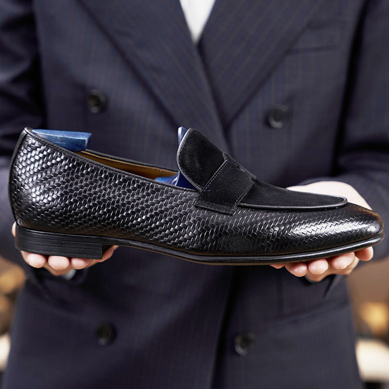 Men's Low-top Breathable Business Leather Shoes