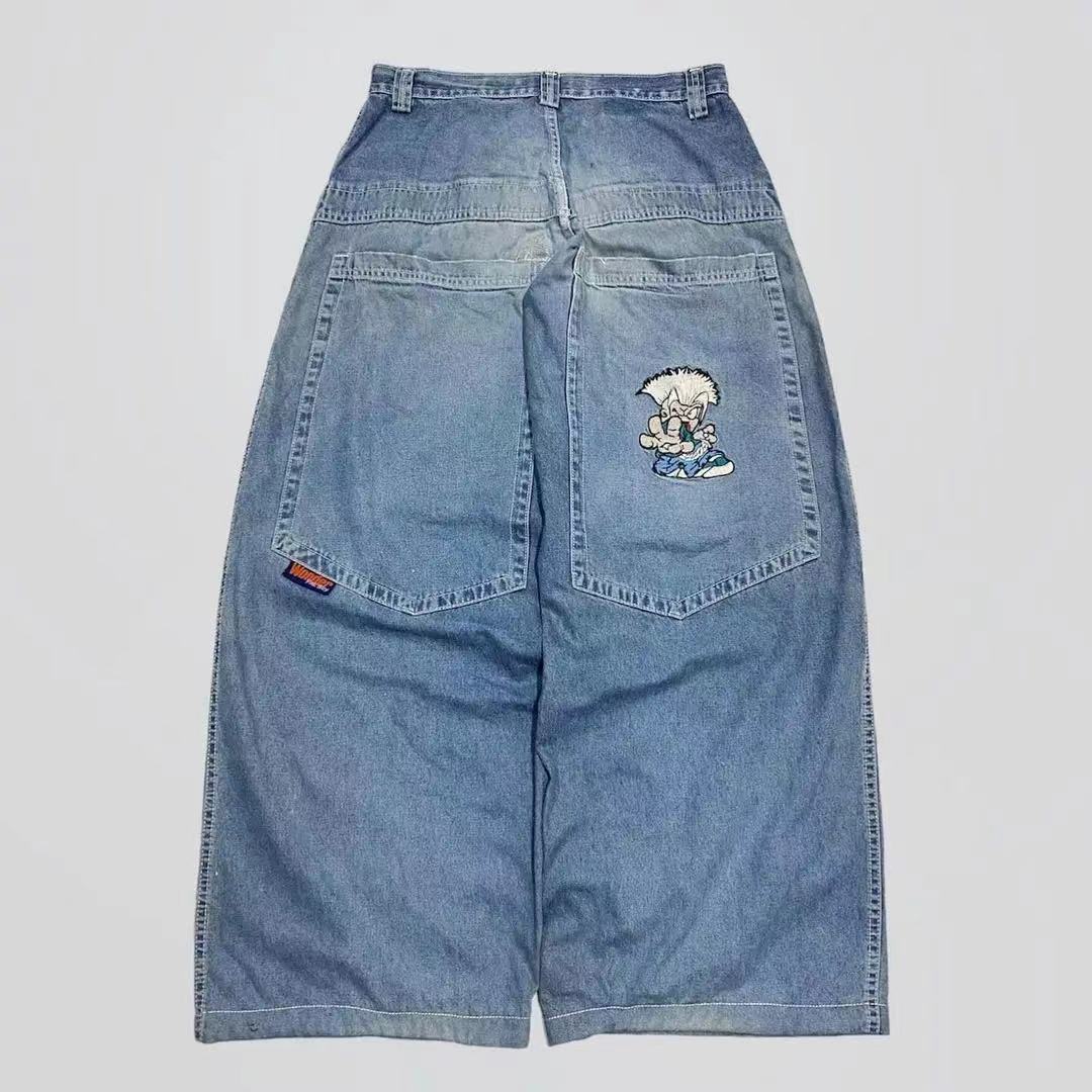 High Street Hip Hop Fashion Brand Jeans Male
