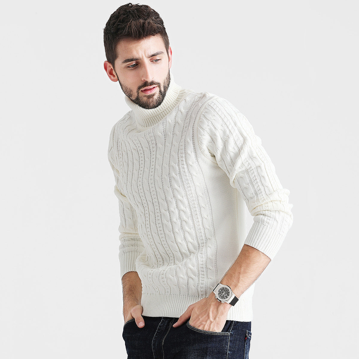 New Amazon Cross-border Pullover Fashion Men's Sweater