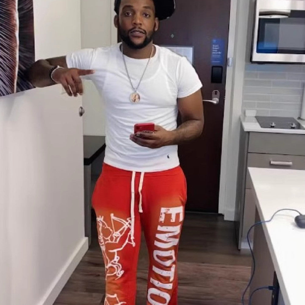 Men's Casual Fashion 3D Digital Printed Pants