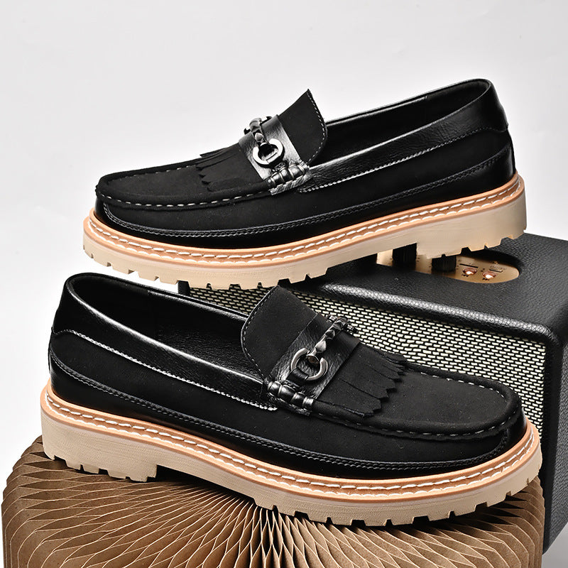 Men's Casual Shoes Genuine Leather Suede Genuine Leather