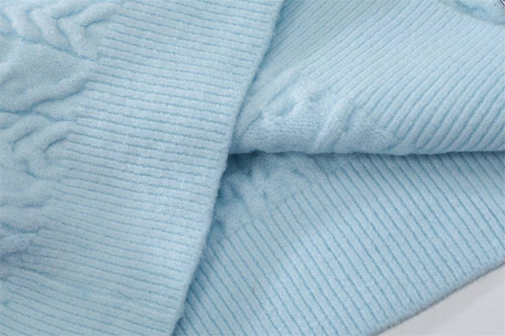 Contrast Dye Gradient Sweater Men's Loose Fit