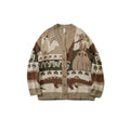 Round Neck Daily Retro Sweater Male Tide Card Autumn And Winter
