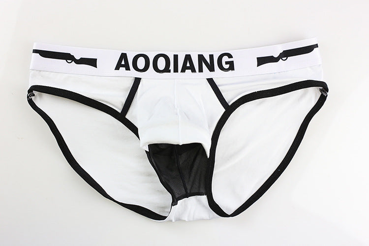 Men's Underwear Aoguan Men's Sexy Capsule Breathable Cotton Briefs 39