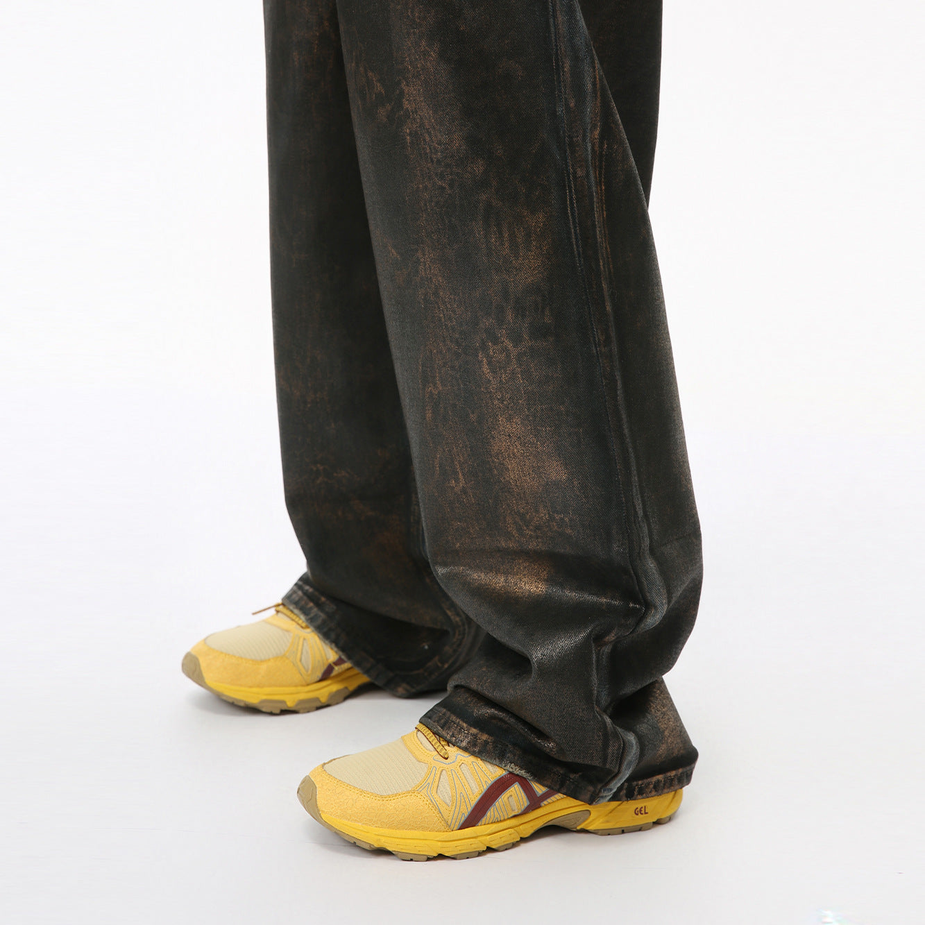 Waste Soil Wind Reverse Pocket Personality Jeans