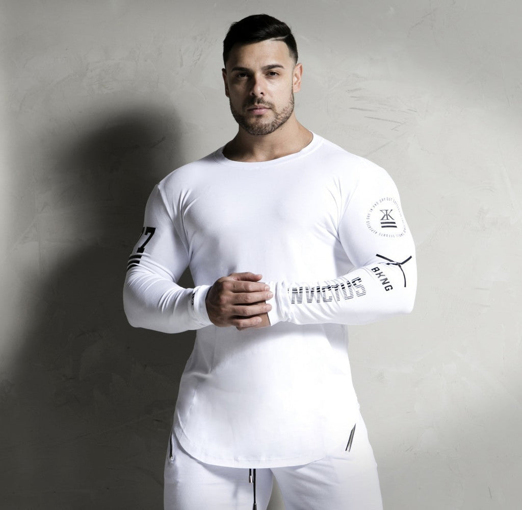 Fitness training long-sleeved bottoming shirt tops breathable elastic moisture wicking quick-drying tight-fitting quick-drying sports and leisure