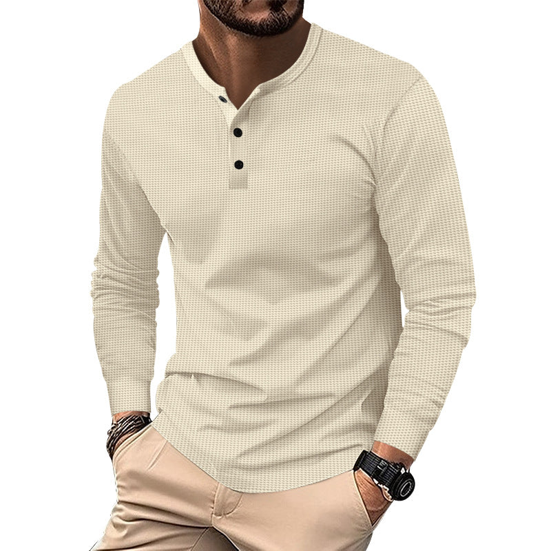 American Spring And Autumn Men's Long Sleeves T-shirt