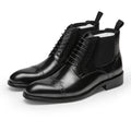 Men's Pointed Toe Retro Martin Boots Top Layer Cowhide