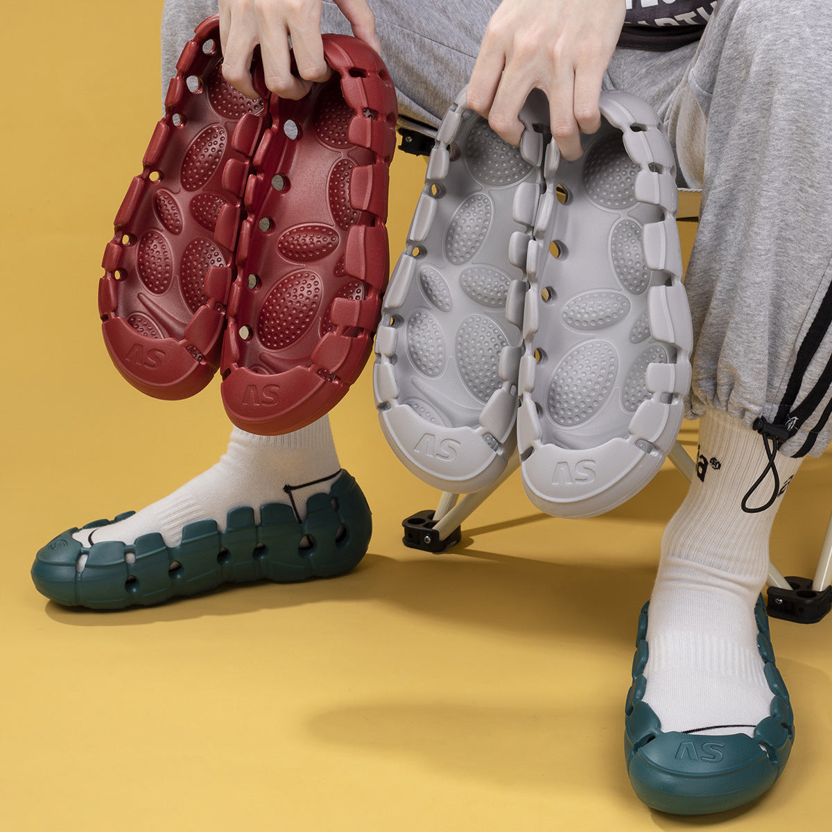 Breathable Sandals And Slippers Without Feeling And No Upper