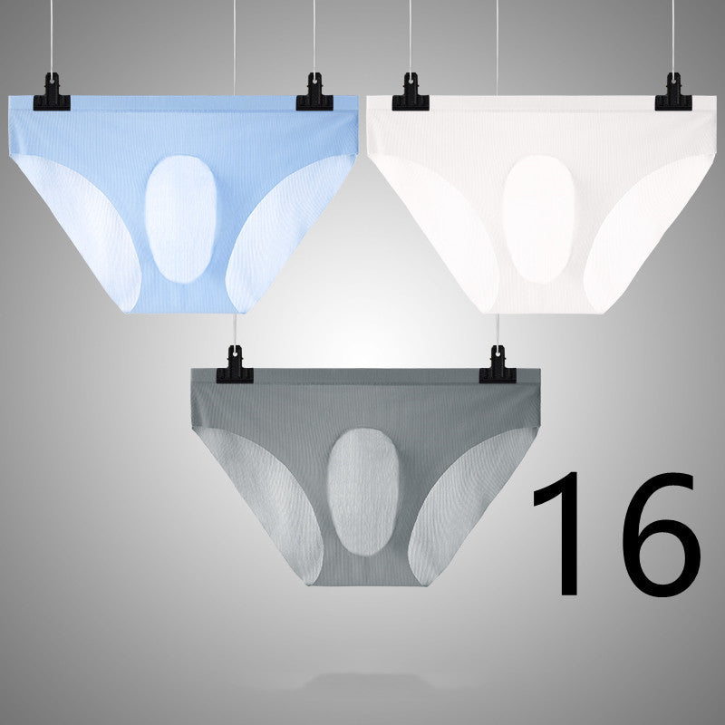 Men's Underwear Ice Silk Briefs