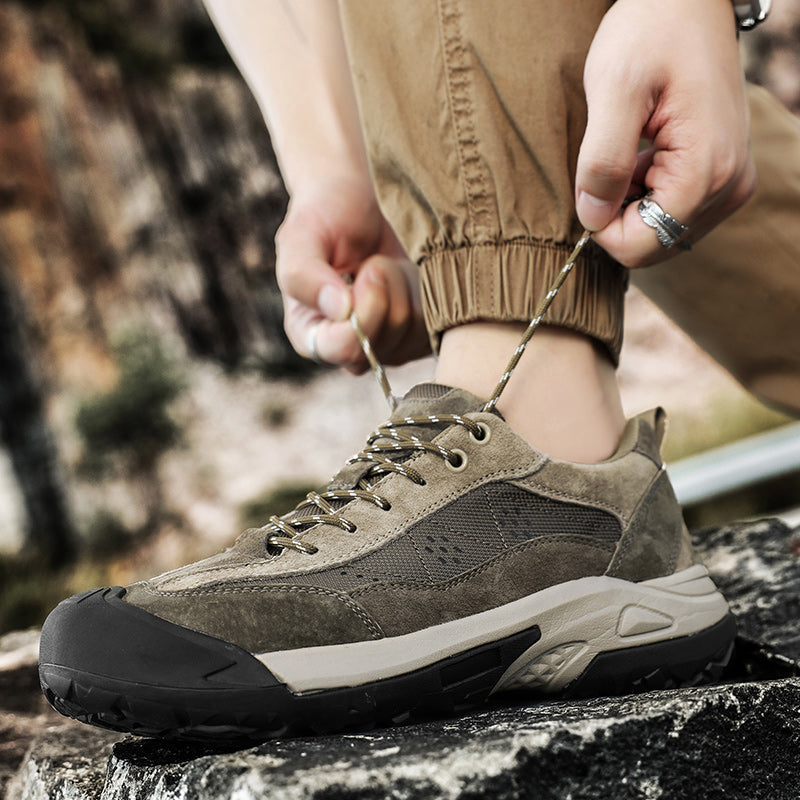 Solid Color Low Top Sports Climbing Shoes Fashion Lace-up Casual