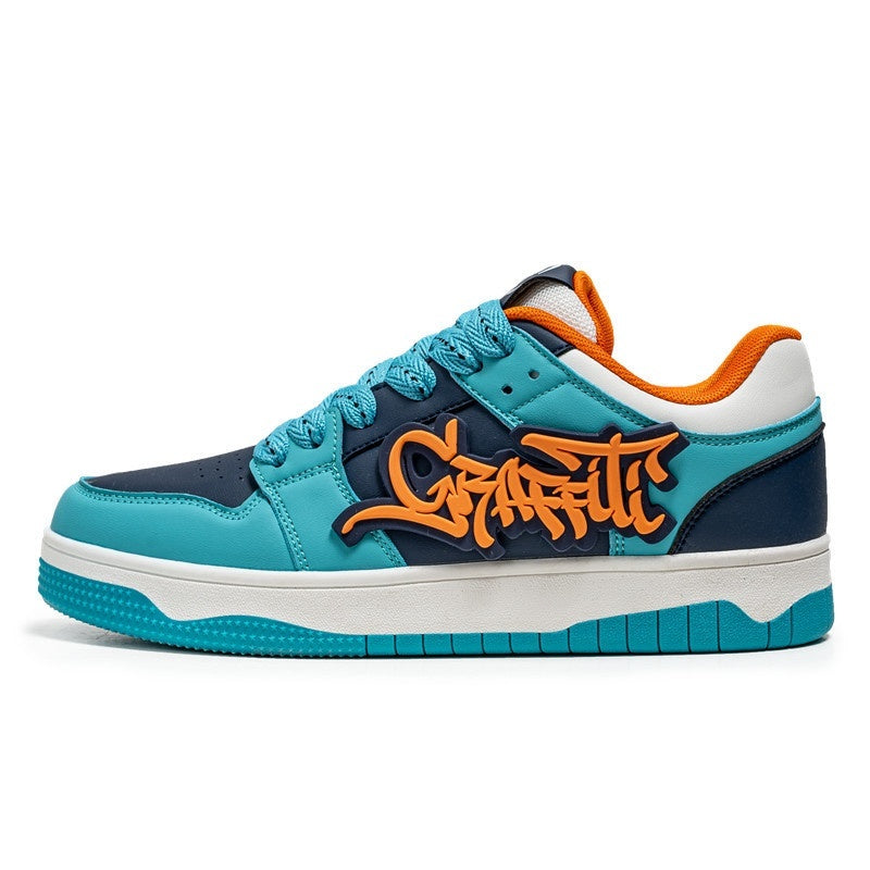 Men's Versatile Sports Thick Soled Wear-resistant Flat Shoes