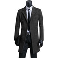 Men's Woolen Trench Coat