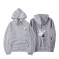Printed Fleece Men's Hooded Hip Hop Harajuku Sweatshirt