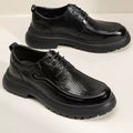 Men's Leather Shoes Summer Breathable Soft Bottom Business Casual